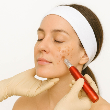 Despigmentantes faciales microneedling